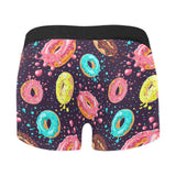 Colorful donut glaze pattern Men's All Over Print Boxer Briefs Men's Underwear