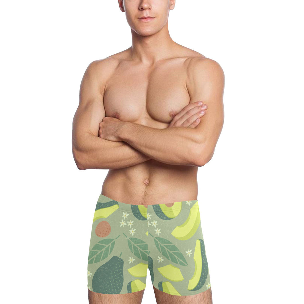 Avocado pattern Men's Swimming Trunks