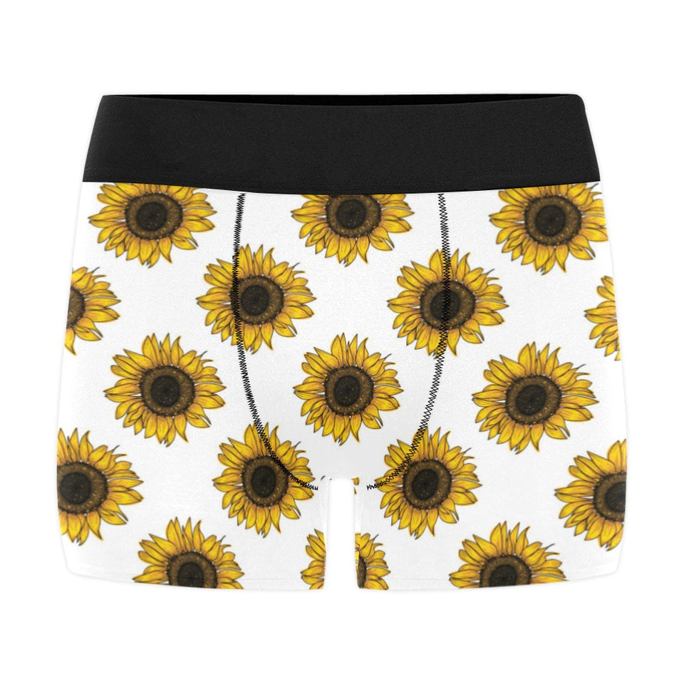 sunflowers design pattern Men's All Over Print Boxer Briefs Men's Underwear