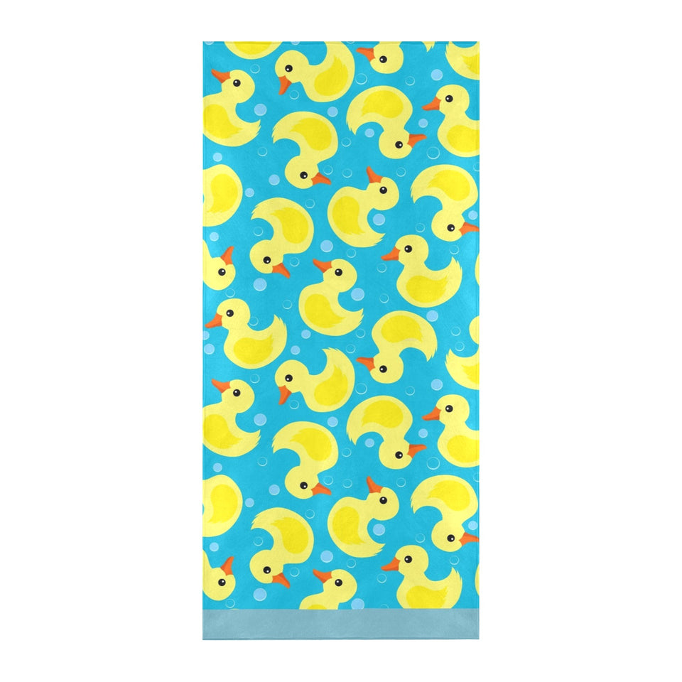 Duck Pattern Print Design 04 Beach Towel