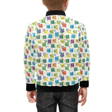 Chemistry Periodic Table Pattern Print Design 05 Kids' Boys' Girls' Bomber Jacket