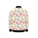 Teddy Bear Pattern Print Design 05 Kids' Boys' Girls' Bomber Jacket