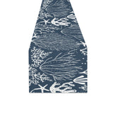 Coral Reef Pattern Print Design 05 Table Runner