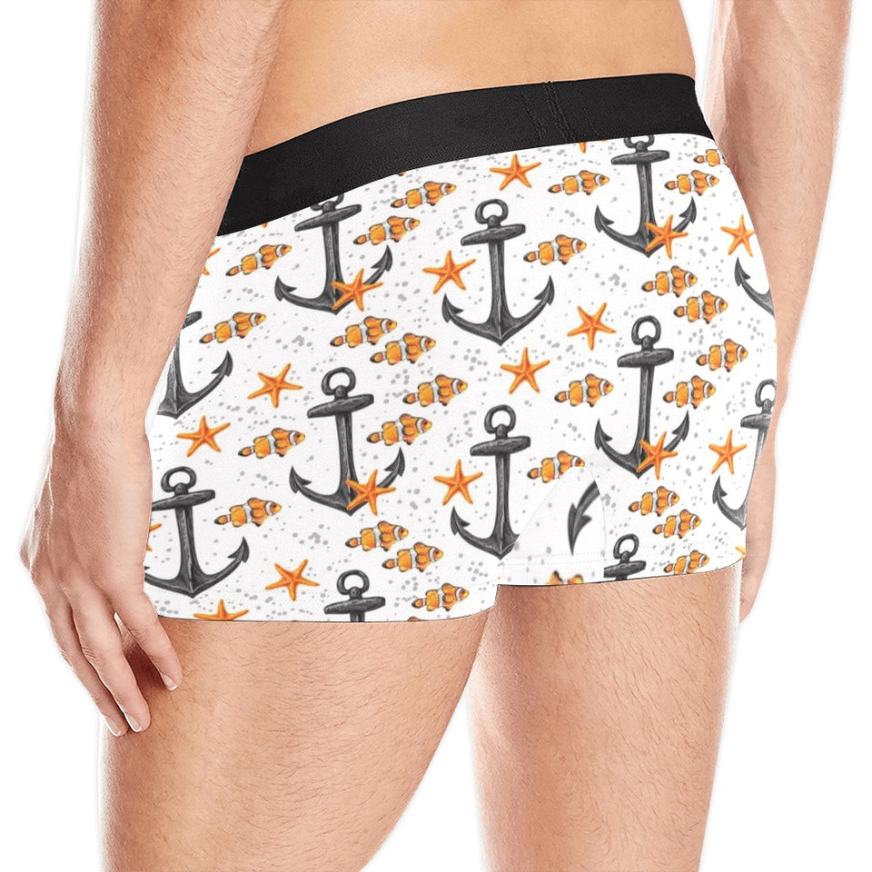 Clown Fish Pattern Print Design 02 Men's All Over Print Boxer Briefs Men's Underwear