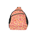 Tropical grapefruit pattern All Over Print Chest Bag