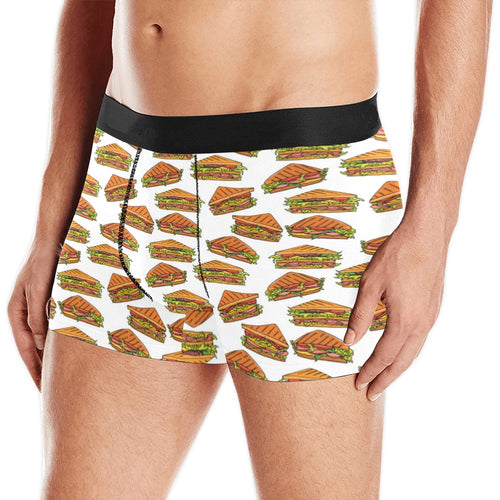 Sandwich Pattern Print Design 02 Men's All Over Print Boxer Briefs Men's Underwear