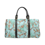 Monkey Palm tree background Travel Bag