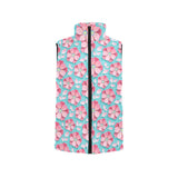 3D sakura cherry blossom pattern Men's Padded Vest