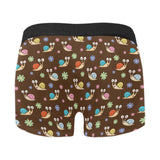 Snail Pattern Print Design 03 Men's All Over Print Boxer Briefs Men's Underwear