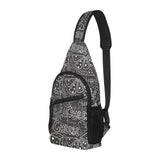 Handwritten cheese pattern All Over Print Chest Bag