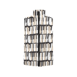 Piano Pattern Print Design 04 Men's Padded Vest