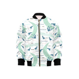 Crocodile diver pattern Kids' Boys' Girls' Bomber Jacket