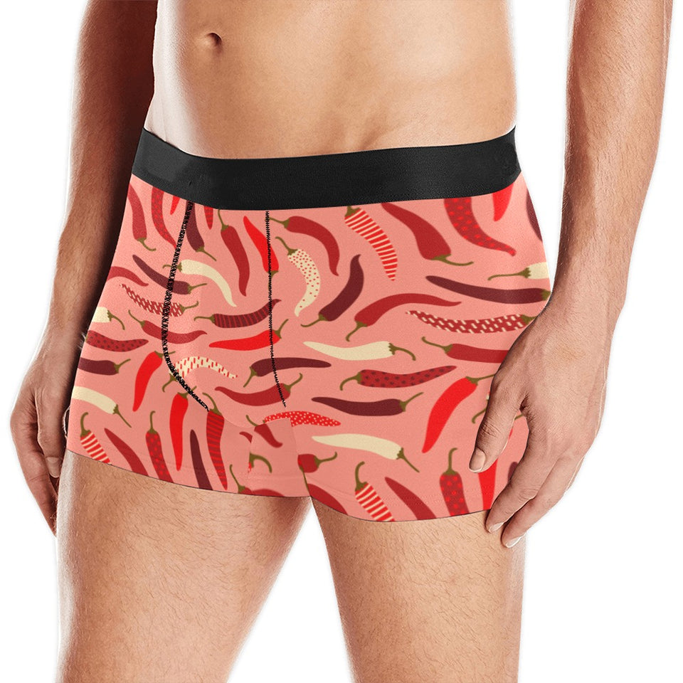 Beautiful Chili peppers pattern Men's All Over Print Boxer Briefs Men's Underwear