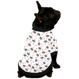 Ostrich Pattern Print Design 02 All Over Print Pet Dog Round Neck Fuzzy Shirt