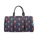Watercolor colorful seahorse pattern Travel Bag