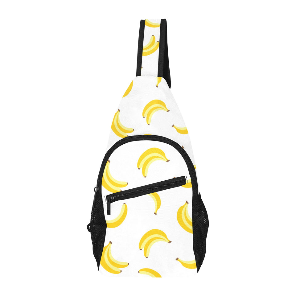 Banana pattern All Over Print Chest Bag