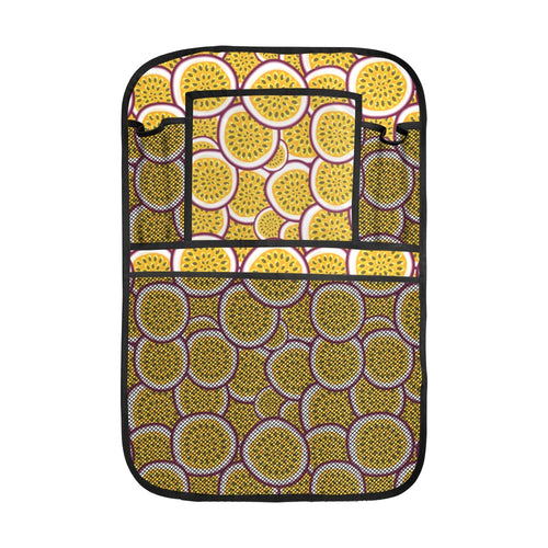 Passion fruits slice pattern Car Seat Back Organizer