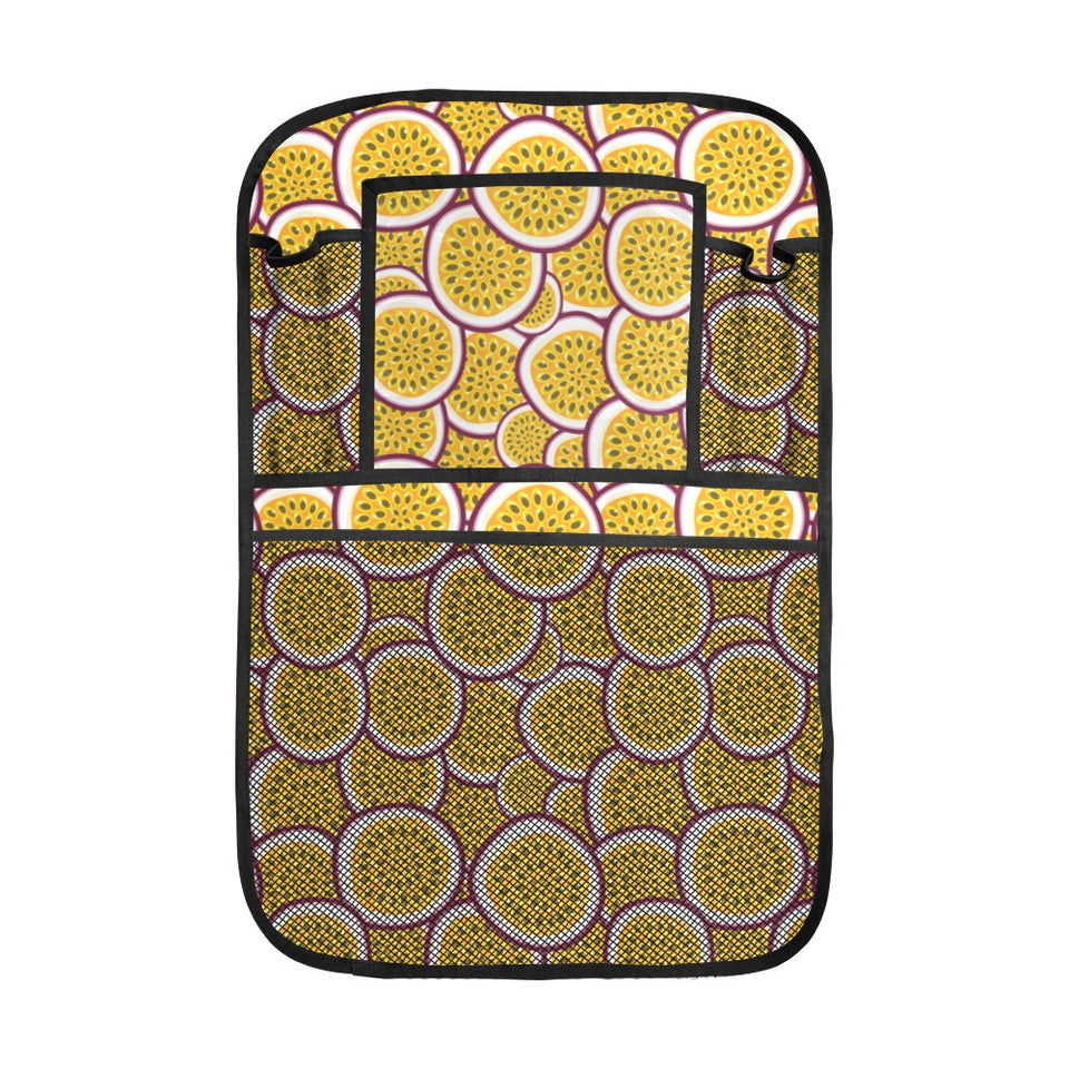 Passion fruits slice pattern Car Seat Back Organizer