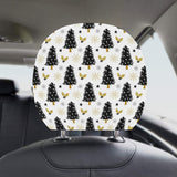 Christmas tree holly snow star pattern Car Headrest Cover