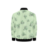 broccoli sketch pattern Kids' Boys' Girls' Bomber Jacket