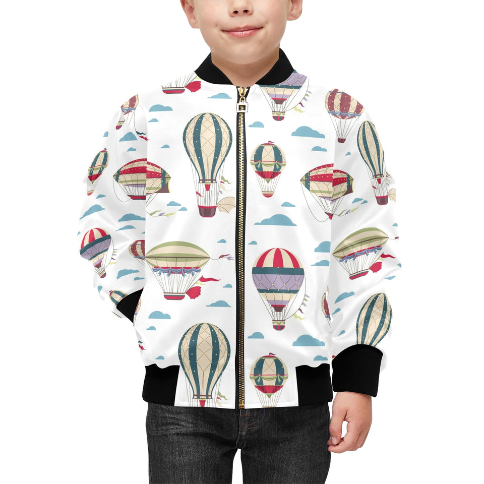 Hot air balloon pattern Kids' Boys' Girls' Bomber Jacket