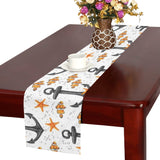 Clown Fish Pattern Print Design 02 Table Runner