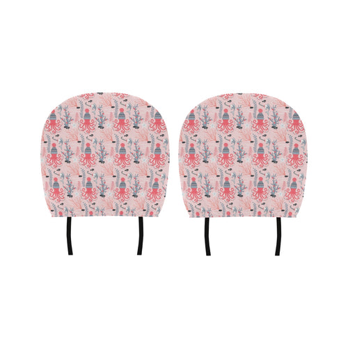 Octopus winter hat garland Fish candy Seaweed Cora Car Headrest Cover