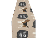 Beagle pattern Table Runner