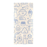 Cute sushi icon pattern Beach Towel