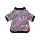 Clown Fish Pattern Print Design 04 All Over Print Pet Dog Round Neck Fuzzy Shirt