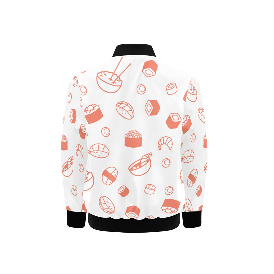 Sushi pattern Kids' Boys' Girls' Bomber Jacket