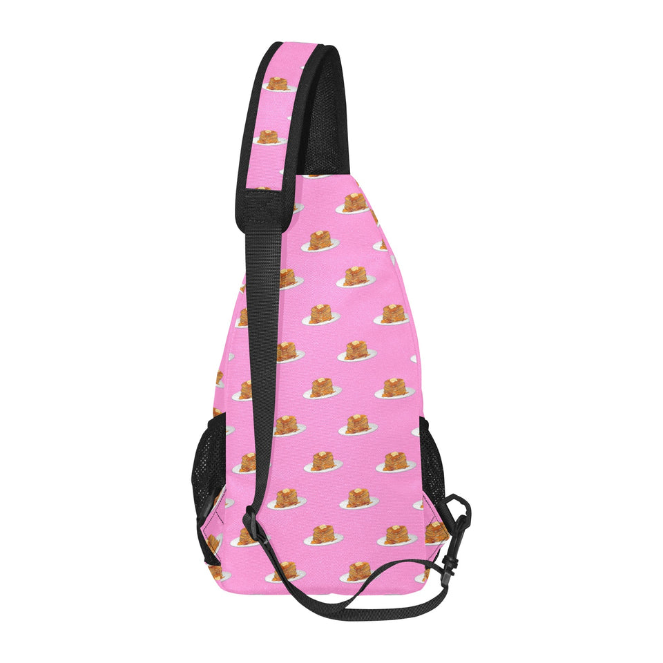 Pancake Pattern Print Design 04 All Over Print Chest Bag