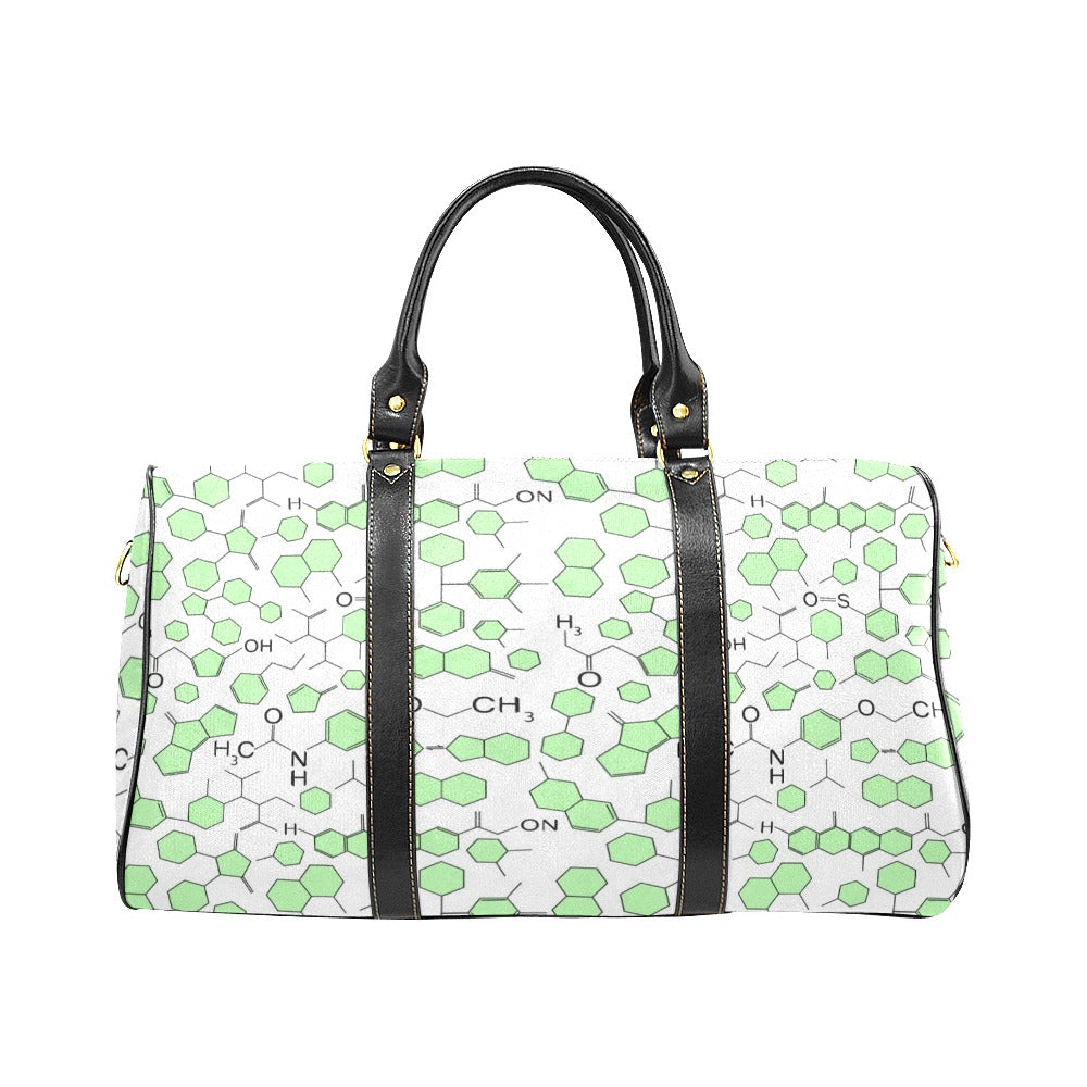 Chemistry Periodic Table Pattern Print Design 03 Travel Bag