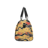 Kangaroo Australian aboriginal art pattern Travel Bag