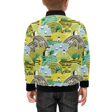 Hand drawn windmill pattern Kids' Boys' Girls' Bomber Jacket