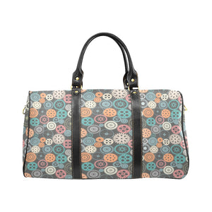 Gear Pattern Print Design 05 Travel Bag