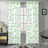 Chemistry Periodic Table Pattern Print Design 03 Gauze Curtain
