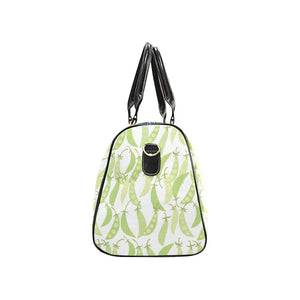 Green Peas Pattern Print Design 03 Travel Bag