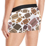 American football ball pattern Men's All Over Print Boxer Briefs Men's Underwear