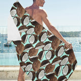 Coconut Pattern Print Design 03 Beach Towel