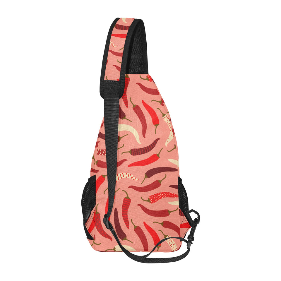 Beautiful Chili peppers pattern All Over Print Chest Bag