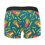 French fries red paper box pattern Men's All Over Print Boxer Briefs Men's Underwear