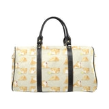 Cute fat shiba inu dog pattern Travel Bag