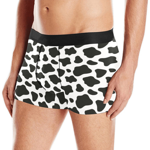 Cow skin pattern Men's All Over Print Boxer Briefs Men's Underwear