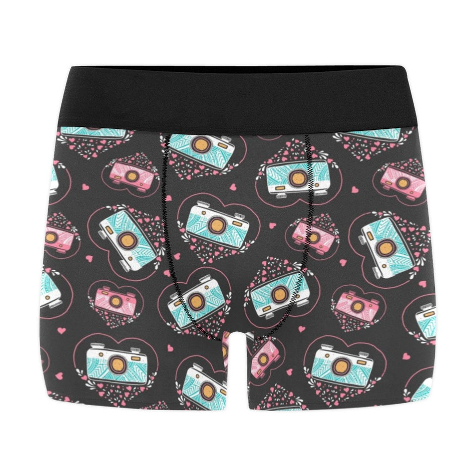 Camera Pattern Print Design 04 Men's All Over Print Boxer Briefs Men's Underwear