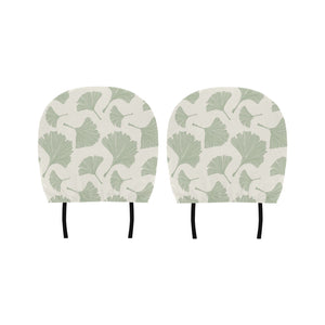 Ginkgo leaves pattern Car Headrest Cover