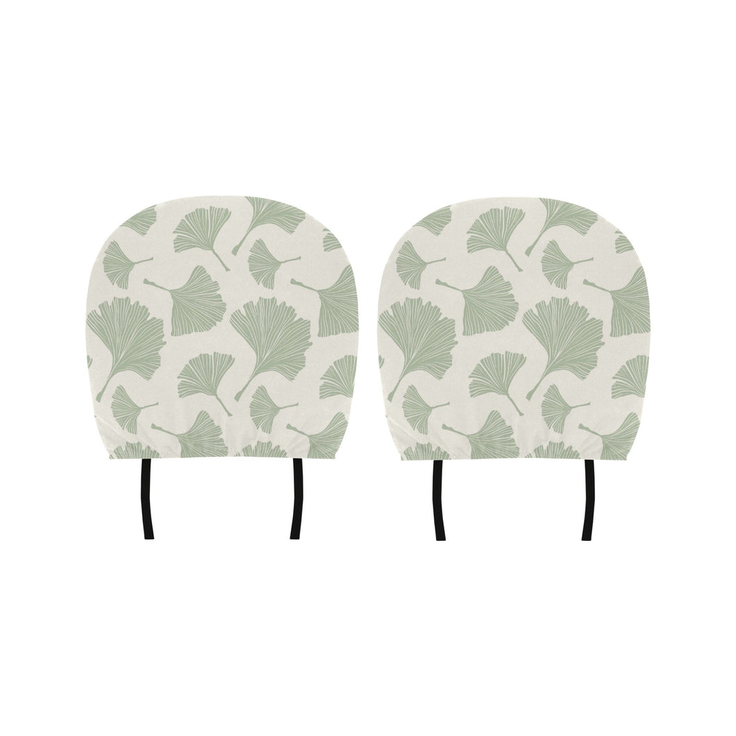 Ginkgo leaves pattern Car Headrest Cover