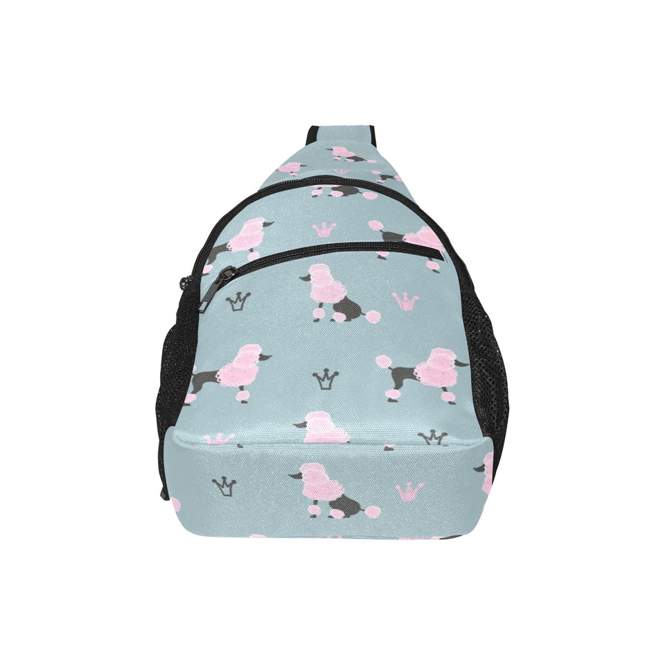 poodle dog pattern All Over Print Chest Bag