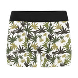 Canabis Marijuana Weed Pattern Print Design 05 Men's All Over Print Boxer Briefs Men's Underwear