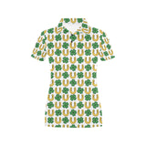 Horseshoes Pattern Print Design 04 Women's All Over Print Polo Shirt